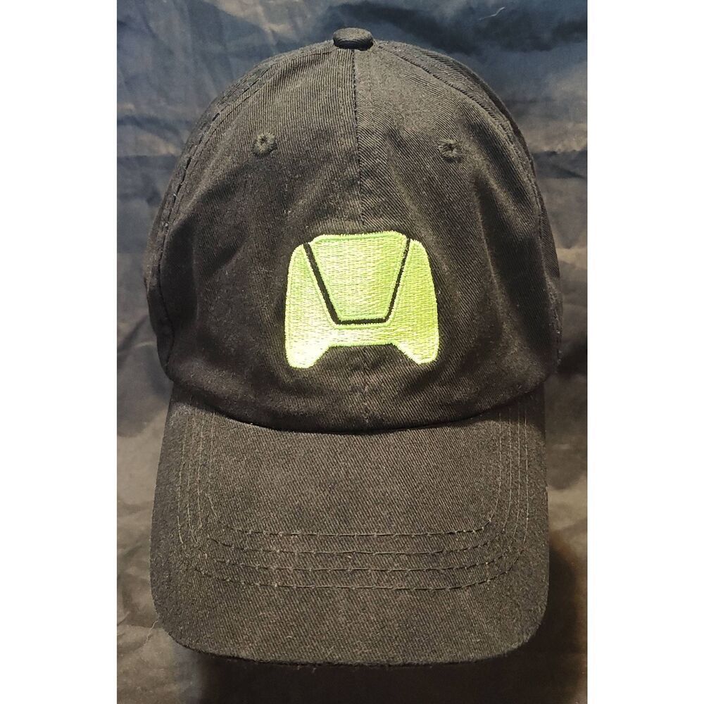 Droid Life ball cap black w green stitched logo Adjustable by Apollo USA